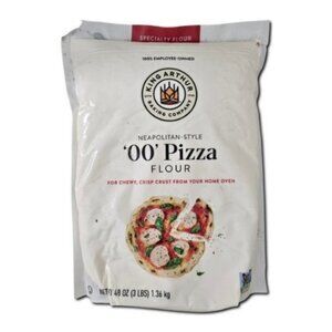 King Arthur 00 Pizza Flour Premium Non-GMO 3 lbs Perfect Neapolitan Crust